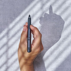 Uniball Zento Signature Ballpoint Pen | 0.5mm | Metallic Black