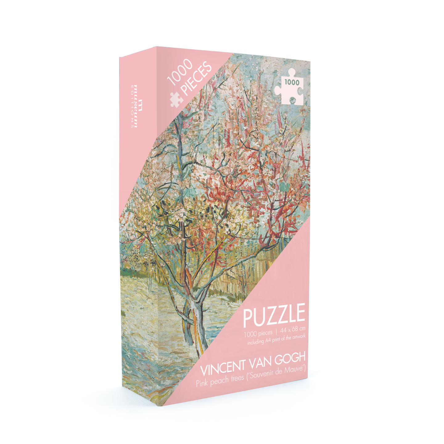 Van Gogh Puzzle | Pink Peach Tree | 1000 Pieces