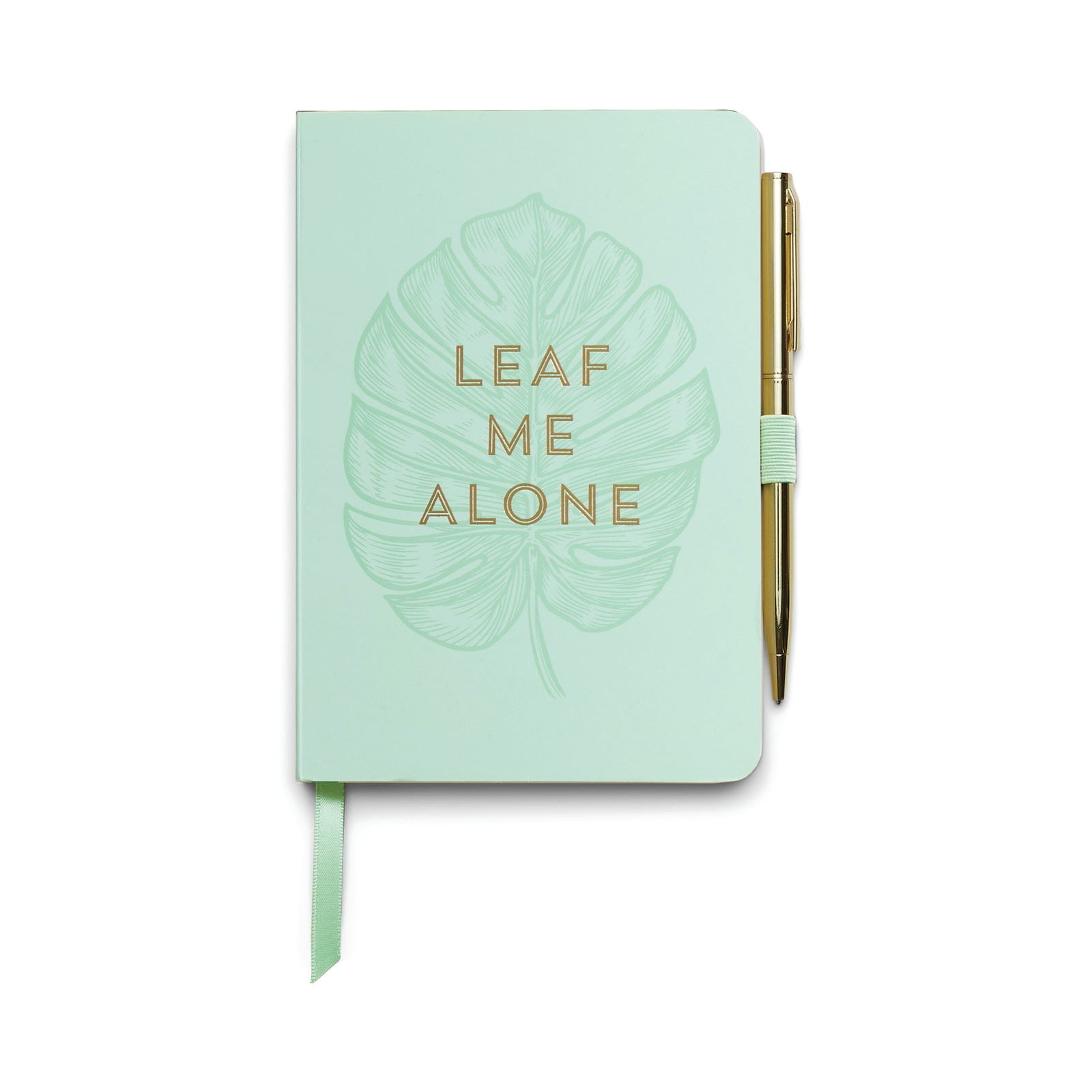 Vintage Sass Notebook with Pen | Leaf Me Alone