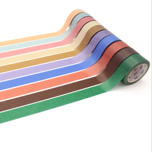 Washi Tape Gift Box | 10 Dark Colours