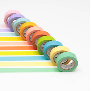 Washi Tape Gift Box | 10 bright Colours