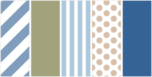 Washi Tape Gift Box | 5 Blue Gold Colours