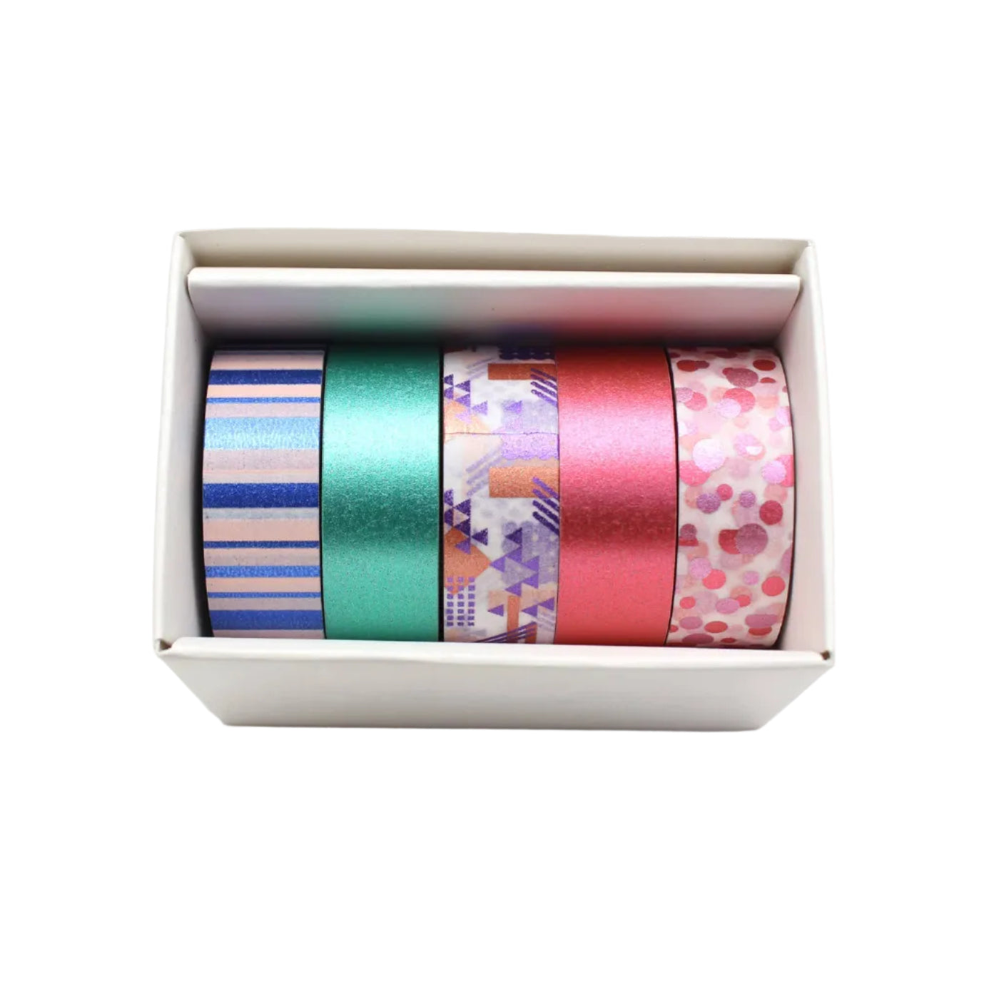 Washi Tape Gift Box | 5 Bright Colours