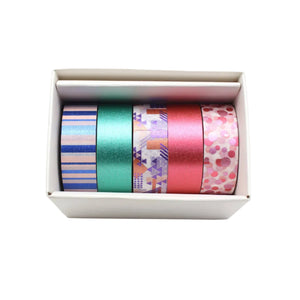 Washi Tape Gift Box | 5 Bright Colours