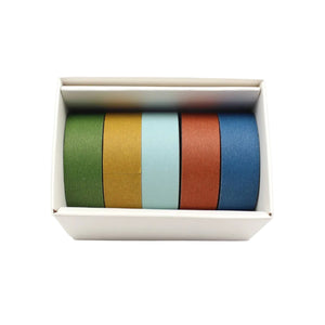 Washi Tape Gift Box | 5 Matt Colours