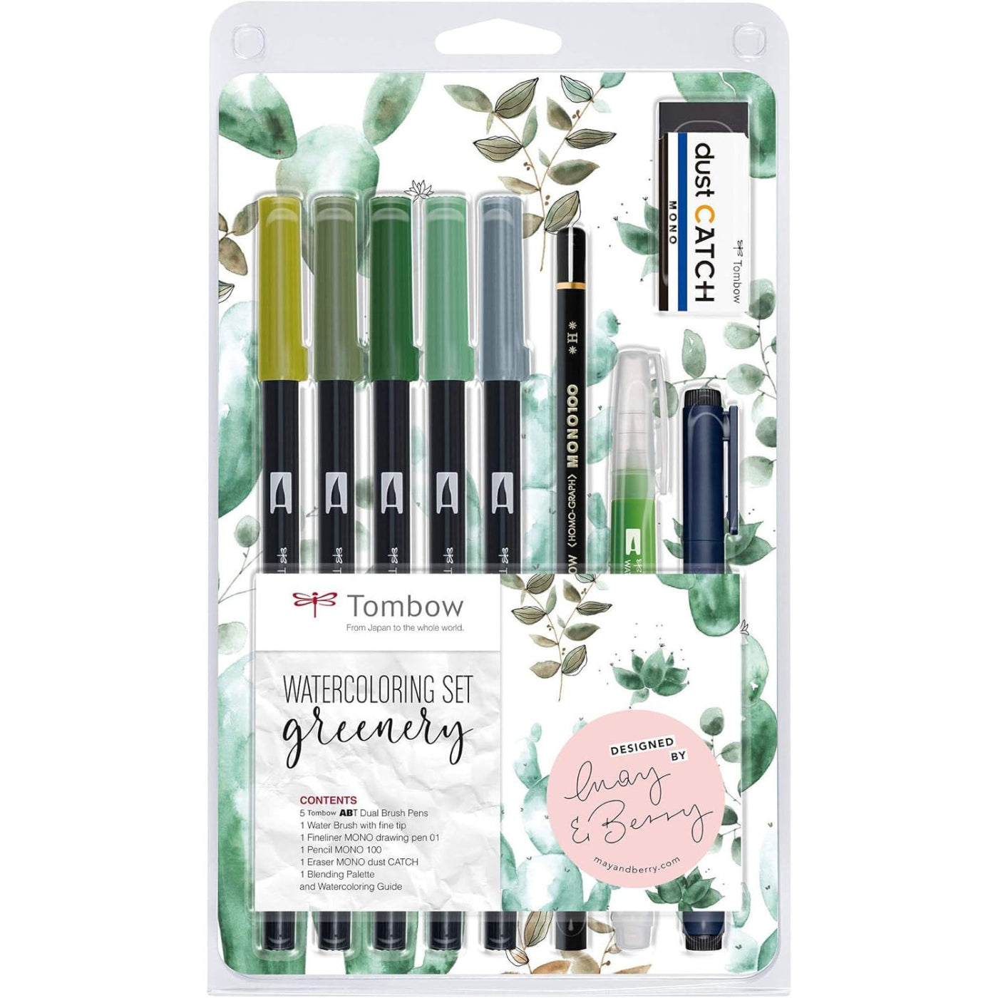 Watercoloring Set | Greenery