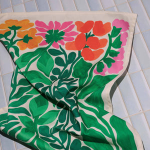 Wildflower Regeneration Tea Towel by Liv Lee