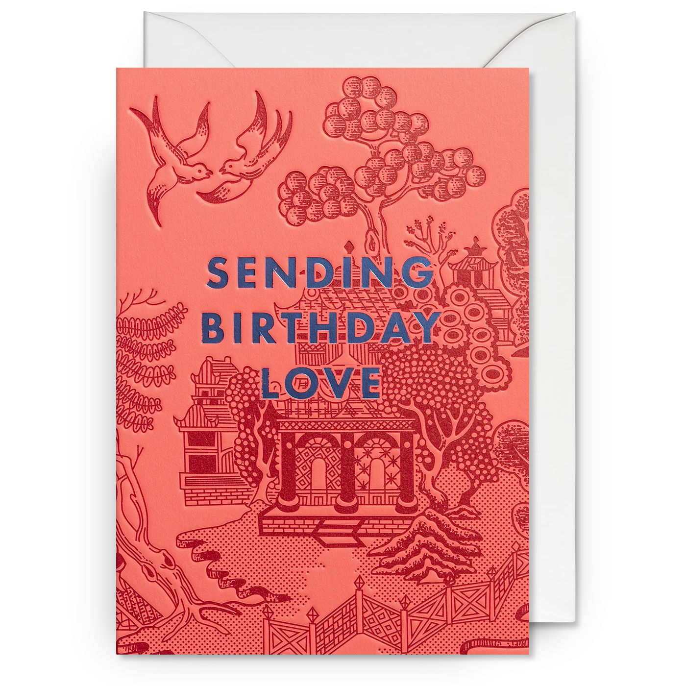 Willow Sending Birthday Love | Florence Broadhurst | Birthday Card