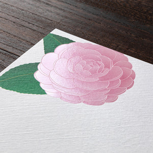 Winter 2025 Limited | Kami Series Letter Pad | Winter Peony