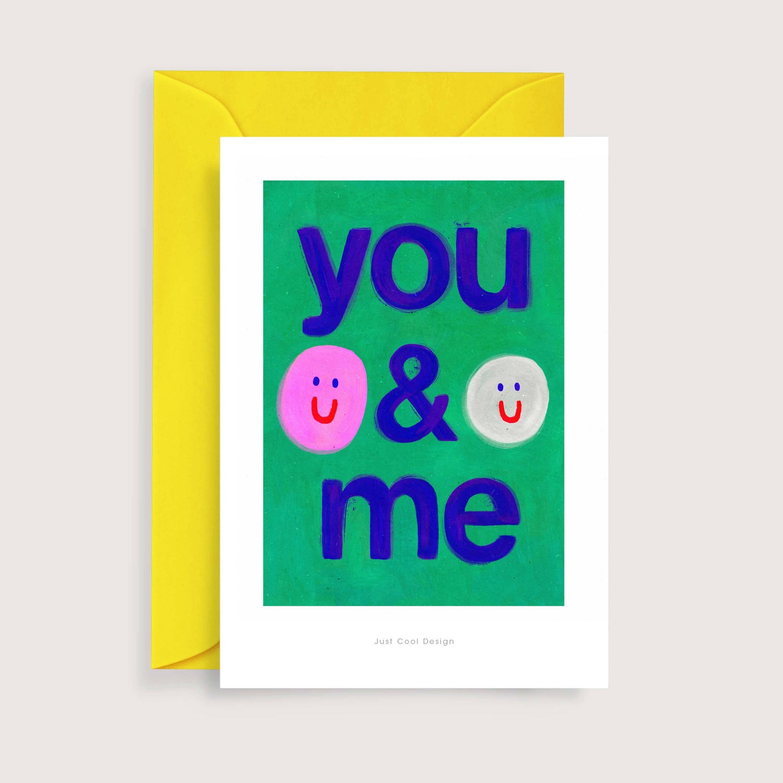 You & Me Mini Art Print | Valentine's Card