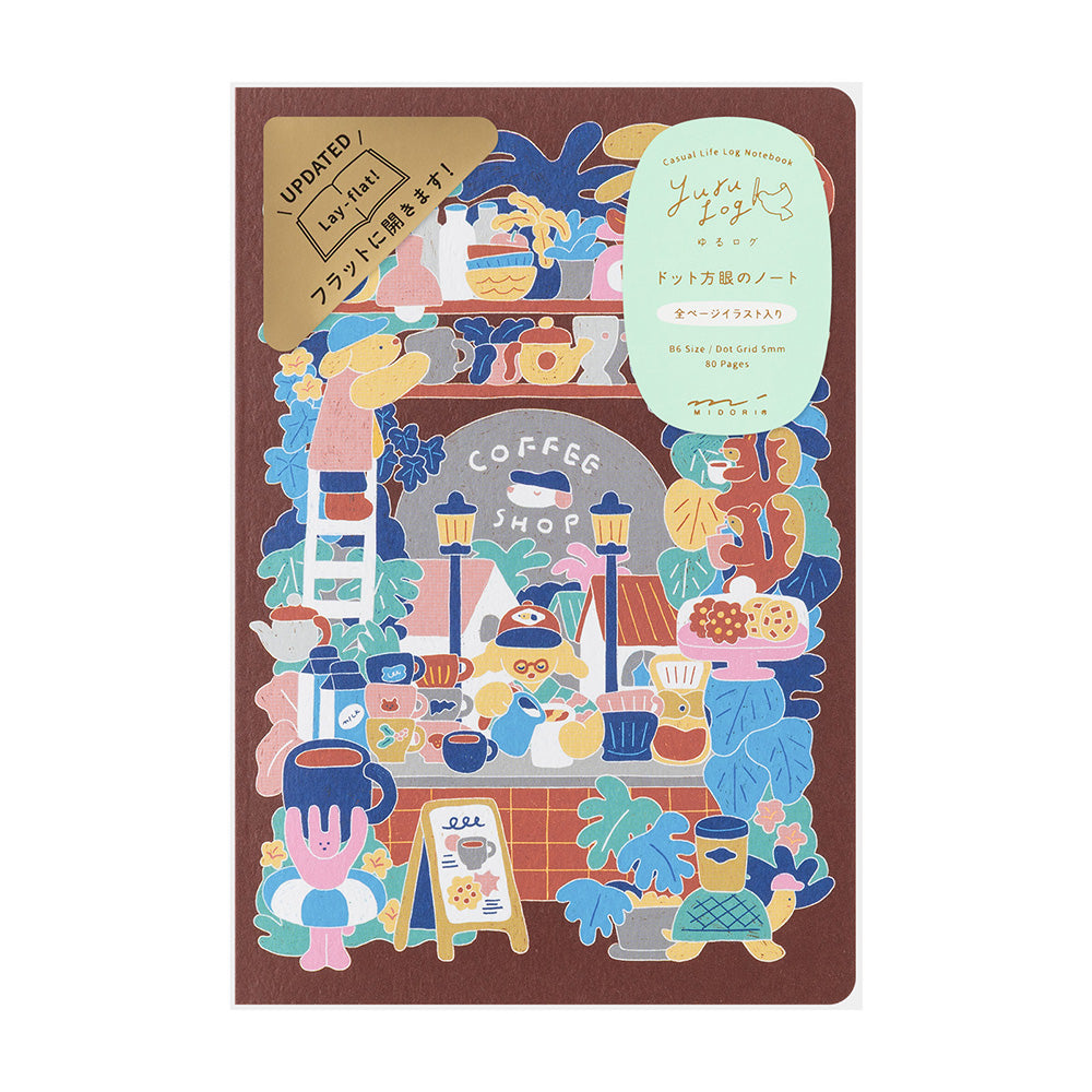 Yuru Log Vol. 3 Notebook B6 | Coffee Shop