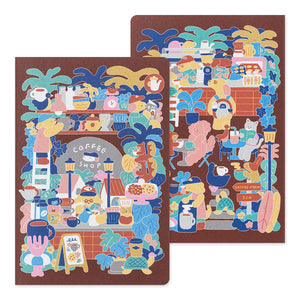 Yuru Log Vol. 3 Notebook B6 | Coffee Shop