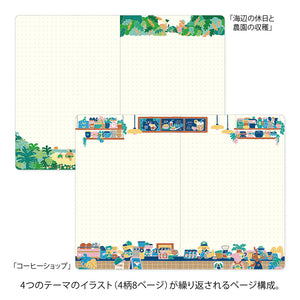 Yuru Log Vol. 3 Notebook B6 | Coffee Shop