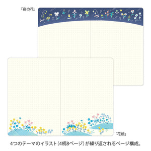 Yuru Log Vol. 3 Notebook B6 | Floral