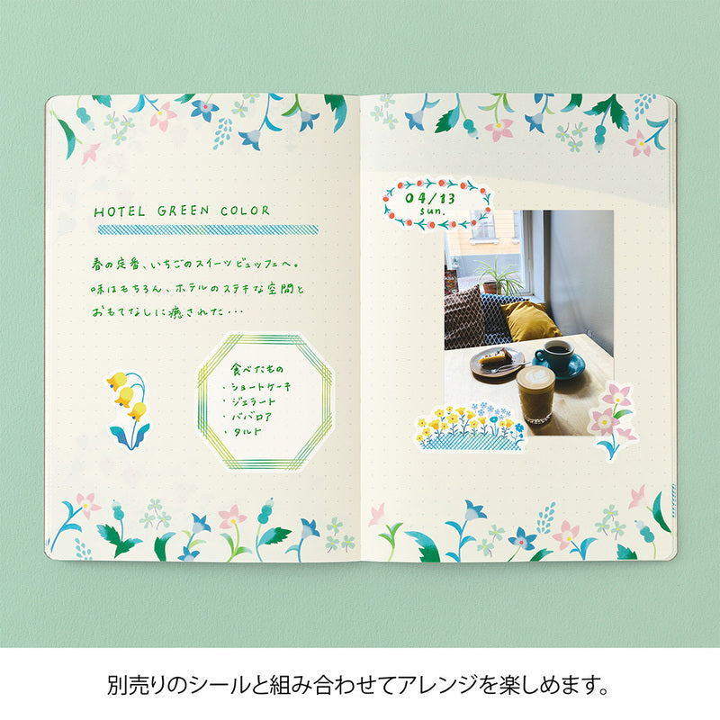 Yuru Log Vol. 3 Notebook B6 | Floral