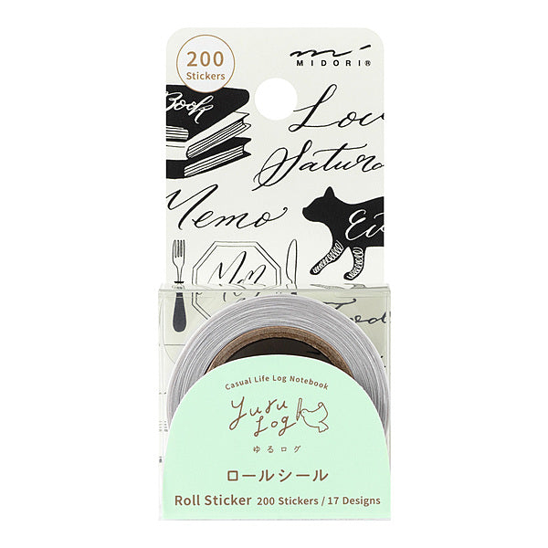 Yuru Log Vol. 3 Roll Sticker Calligraphy