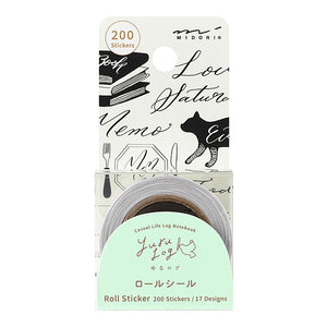 Yuru Log Vol. 3 Roll Sticker Calligraphy