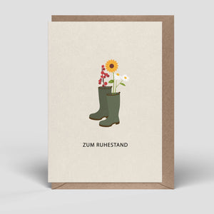 Zum Ruhestand | Greeting Card