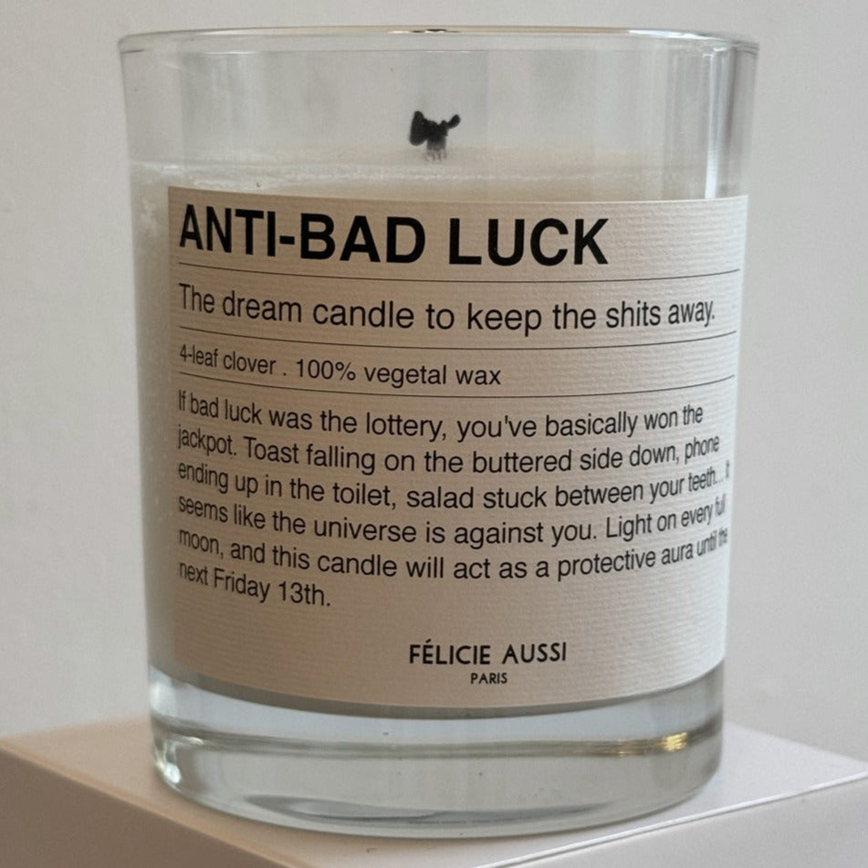 ANTI-BAD LUCK SCENTED CANDLE | 4-LEAF CLOVER
