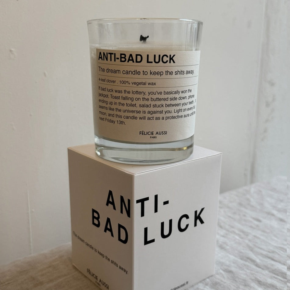 ANTI-BAD LUCK SCENTED CANDLE | 4-LEAF CLOVER