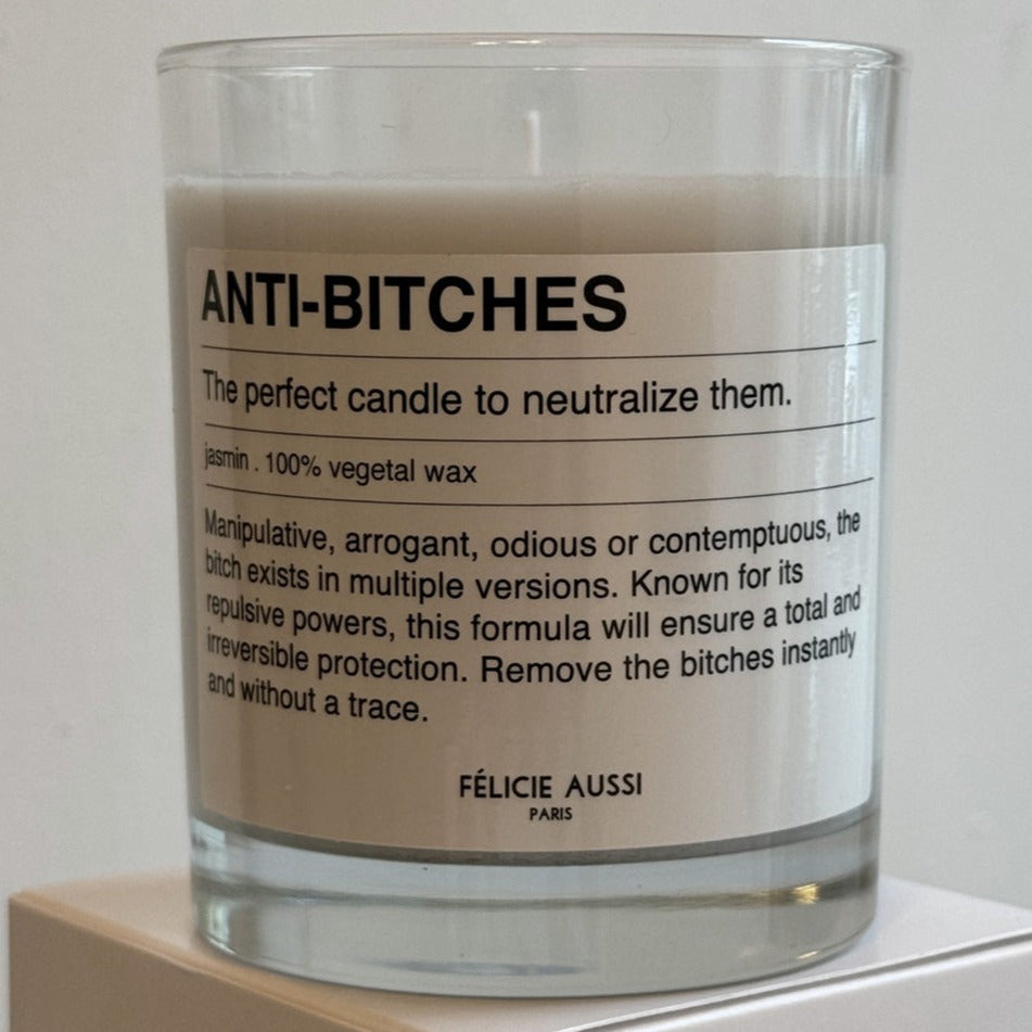 ANTI-BITCHES SCENTED CANDLE | JASMINE