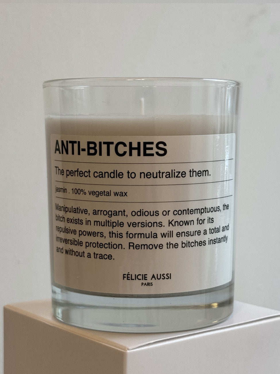ANTI-BITCHES SCENTED CANDLE