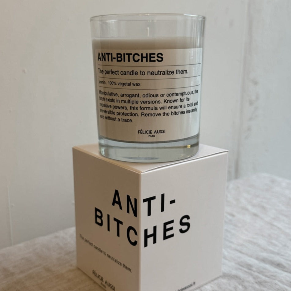ANTI-BITCHES SCENTED CANDLE | JASMINE