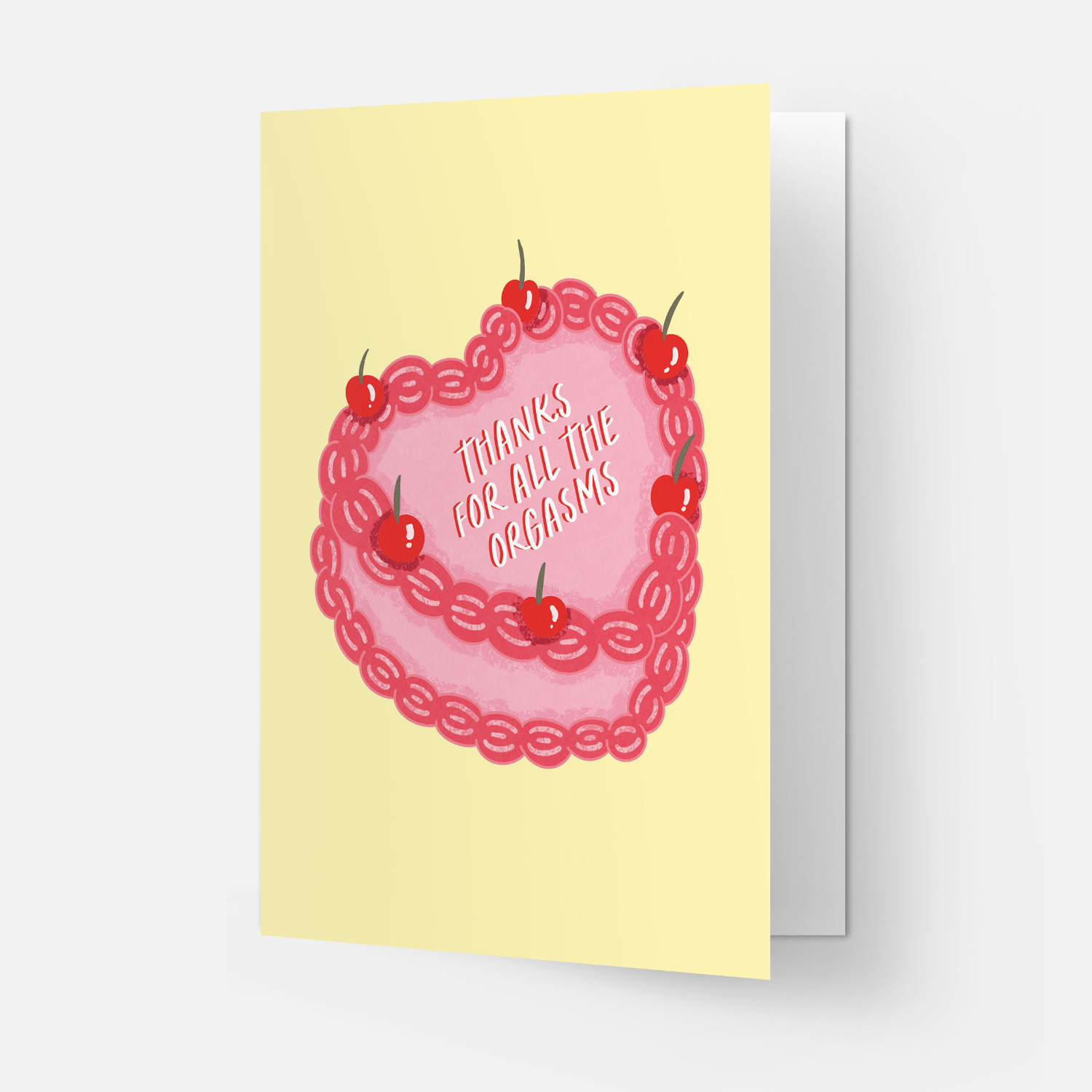 Gâteau Orgasmes | Carte de Saint-Valentin