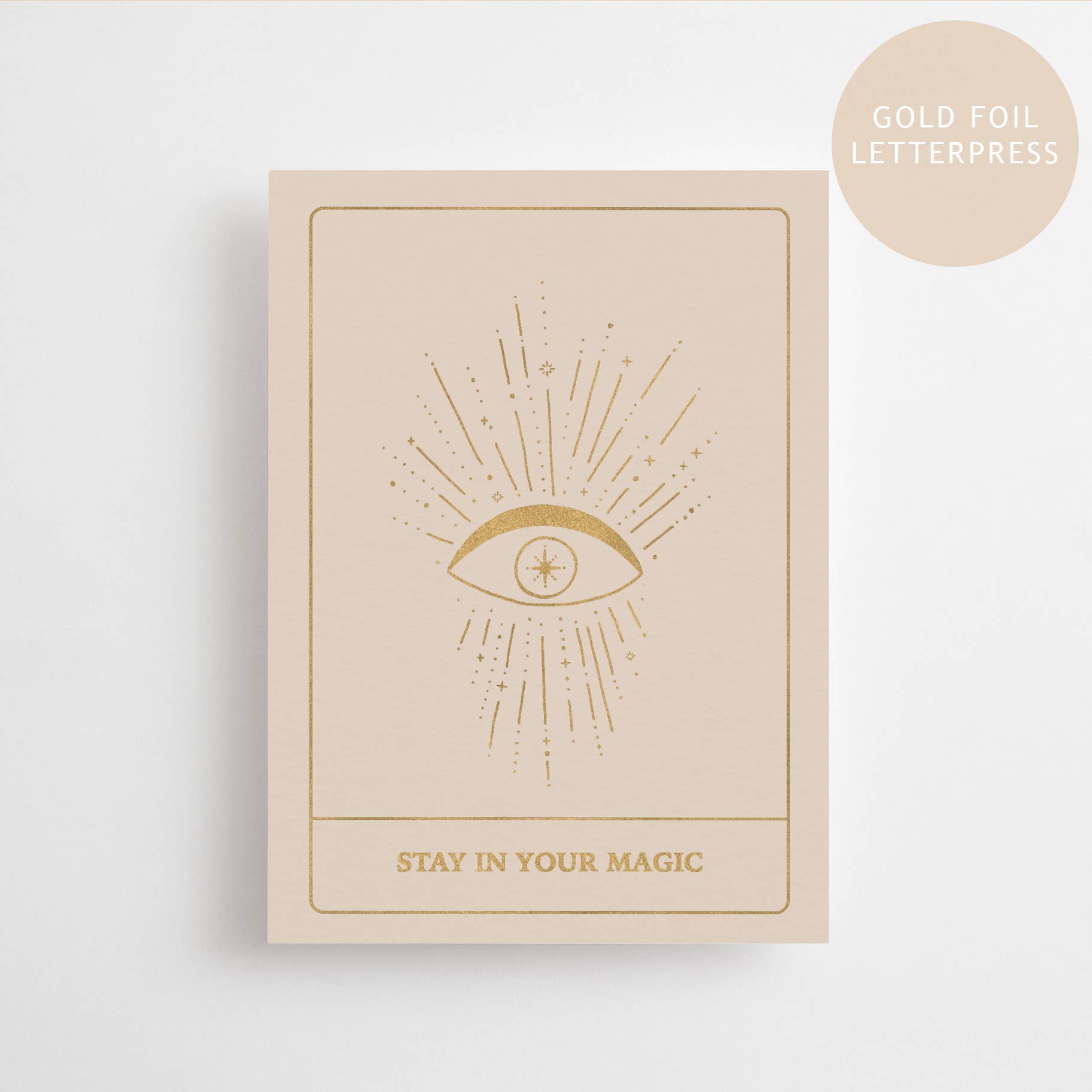 BLEIBEN SIE IN IHRER MAGIE | GOLD EDITION | POSTKARTE