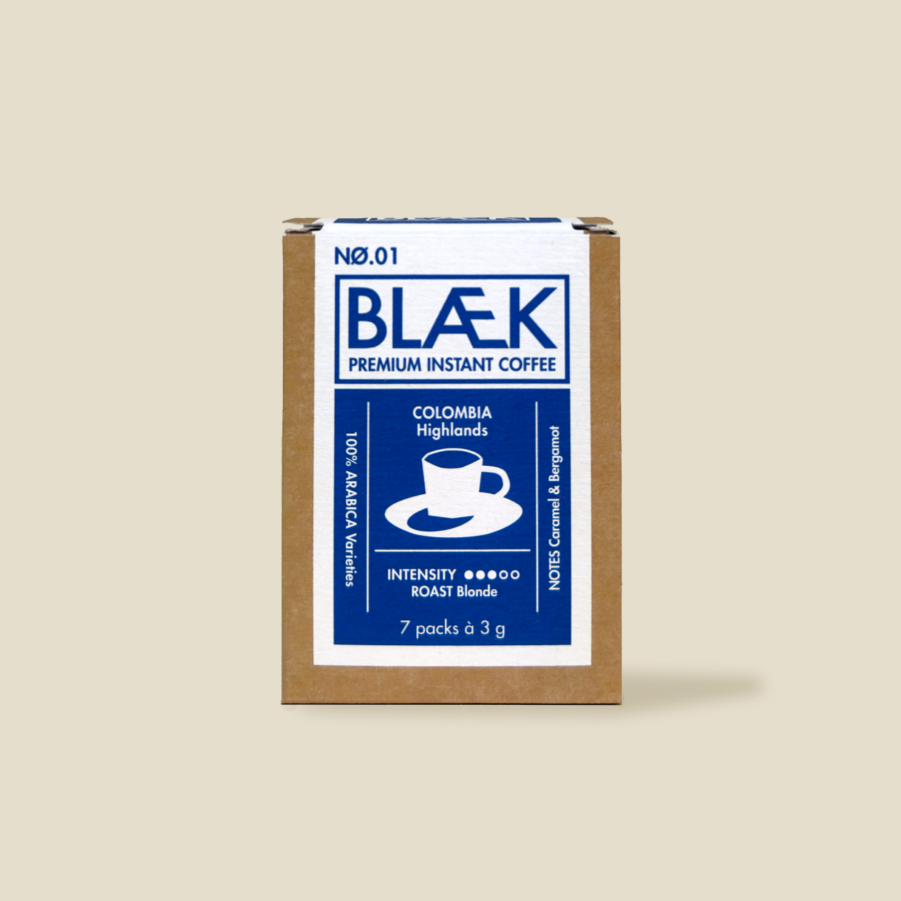 BLÆK Instant Coffee NØ.1 | Blonde Roast | Organic Fair trade