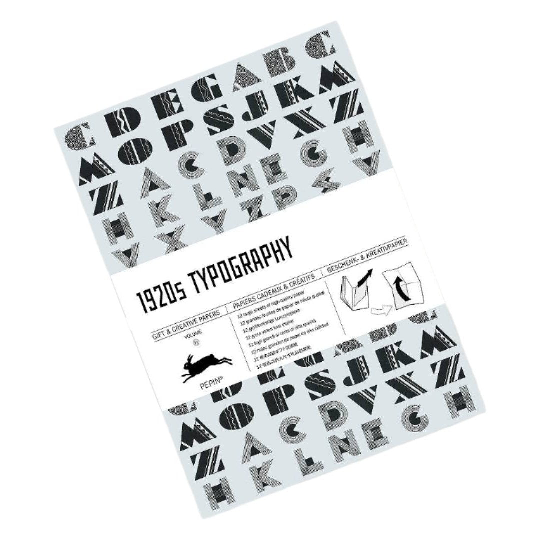1920s Typography Gift & Creative Paper Book Vol 91