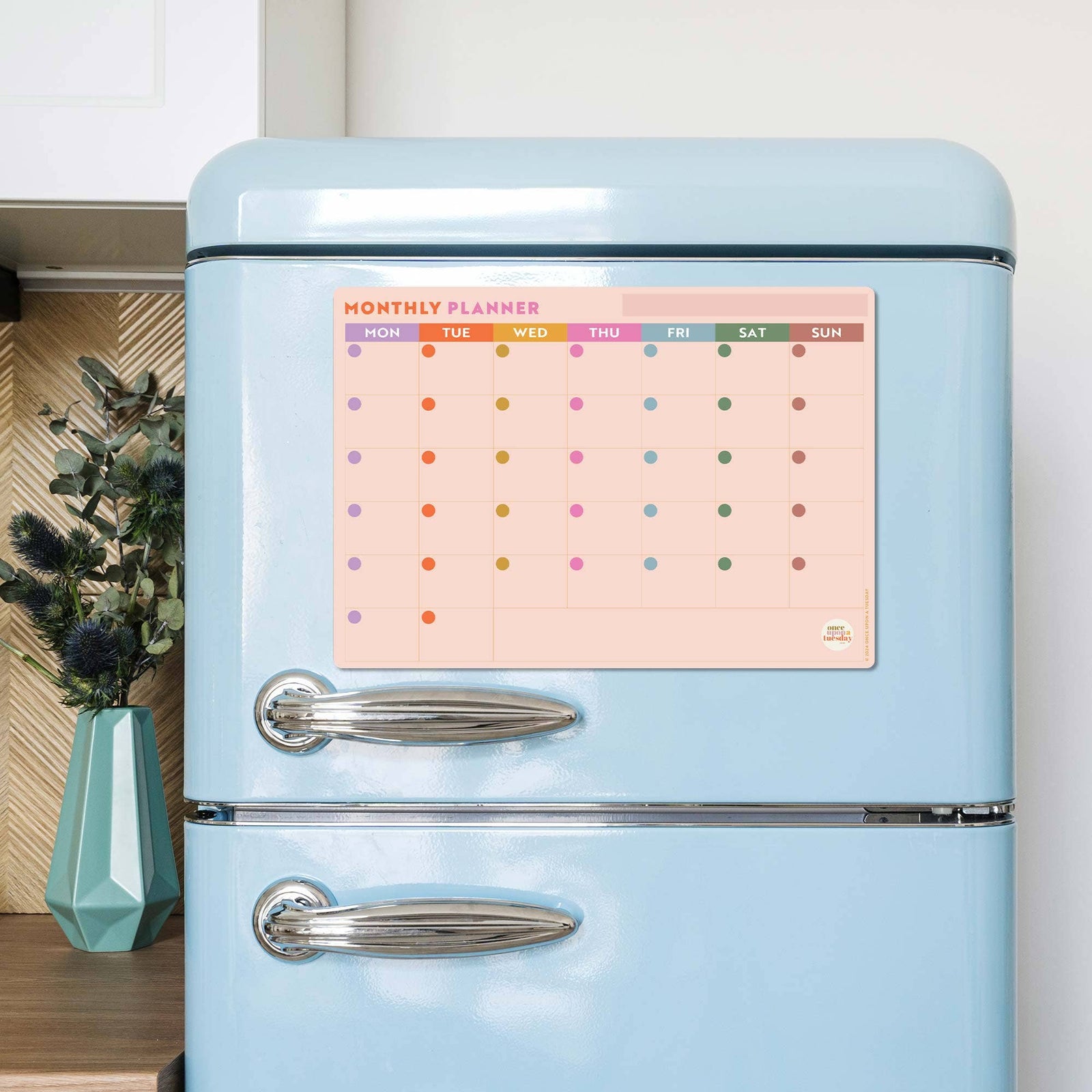 good tuesday magnetic montly planner