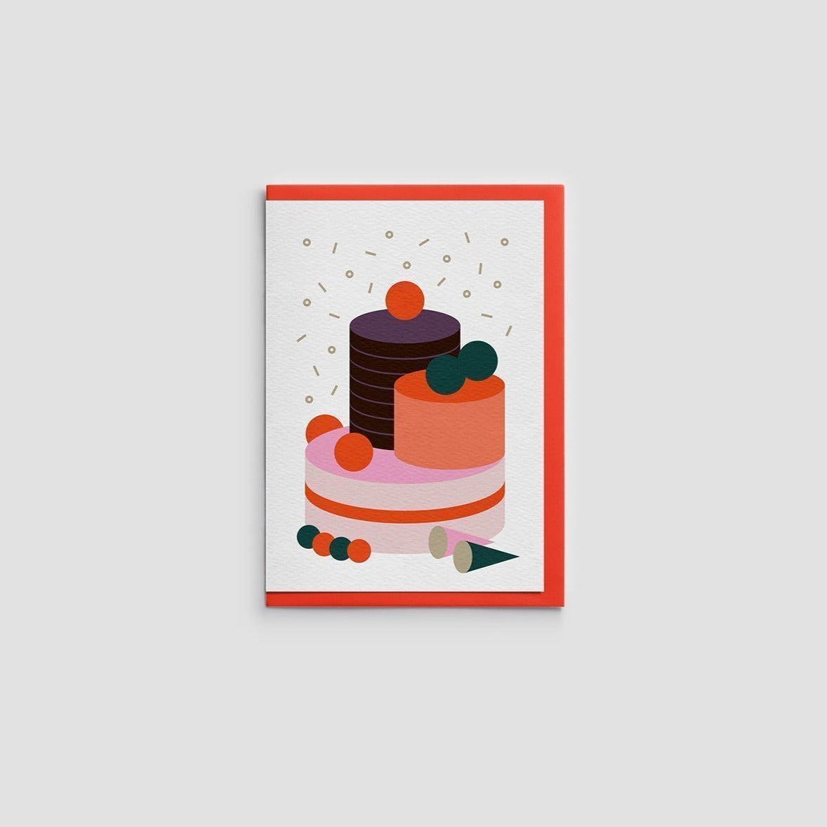 Hanji Card Celebrate Cake