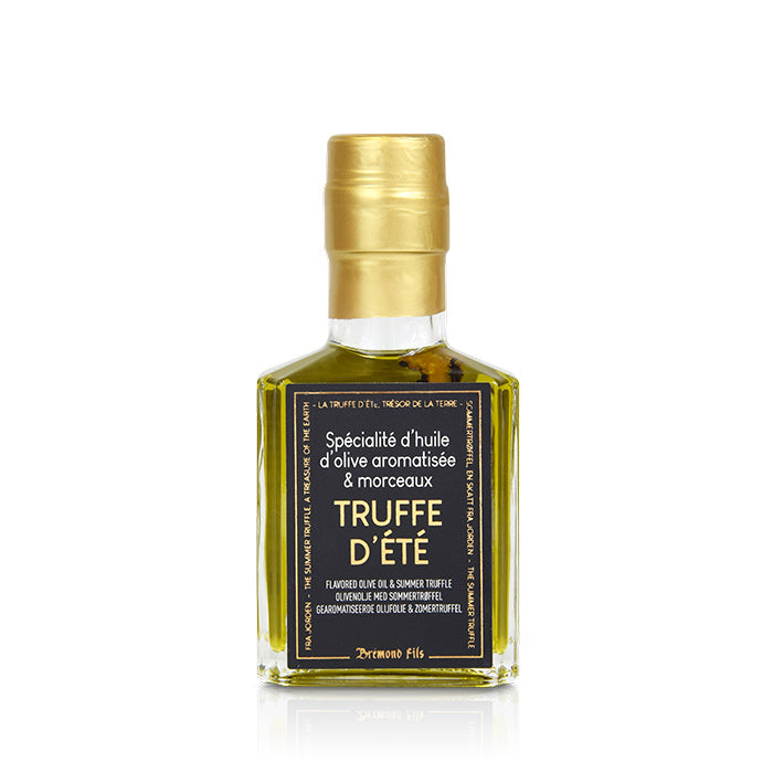 Olive oil with pieces of summer Truffle from Provence