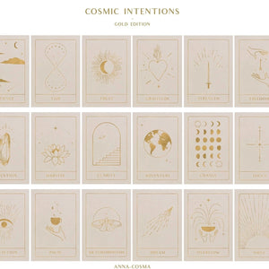 COSMIC INTENTIONS GOLD EDITION | CARD SET