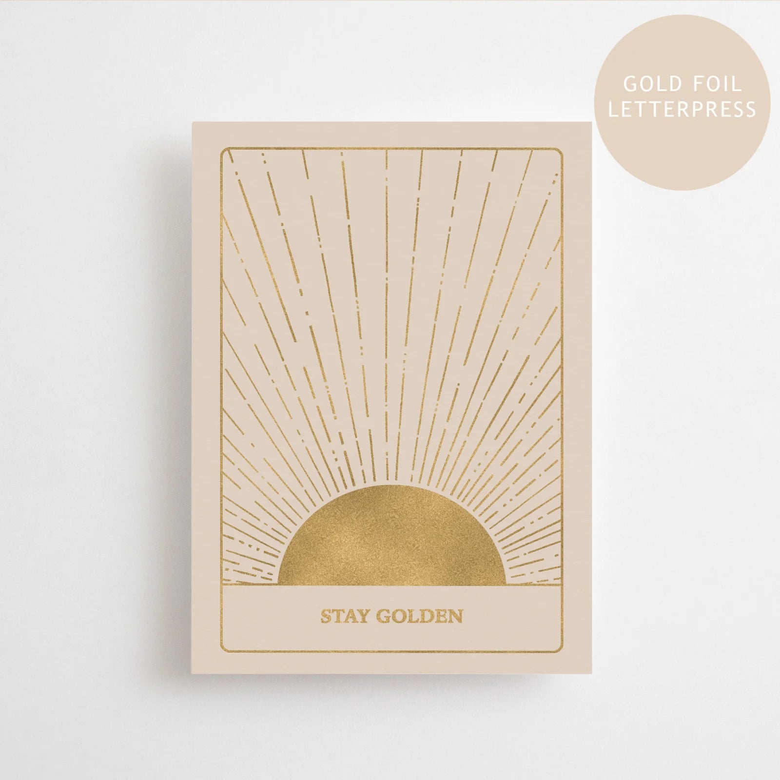 STAY GOLDEN | GOLD EDITION | POSTCARD