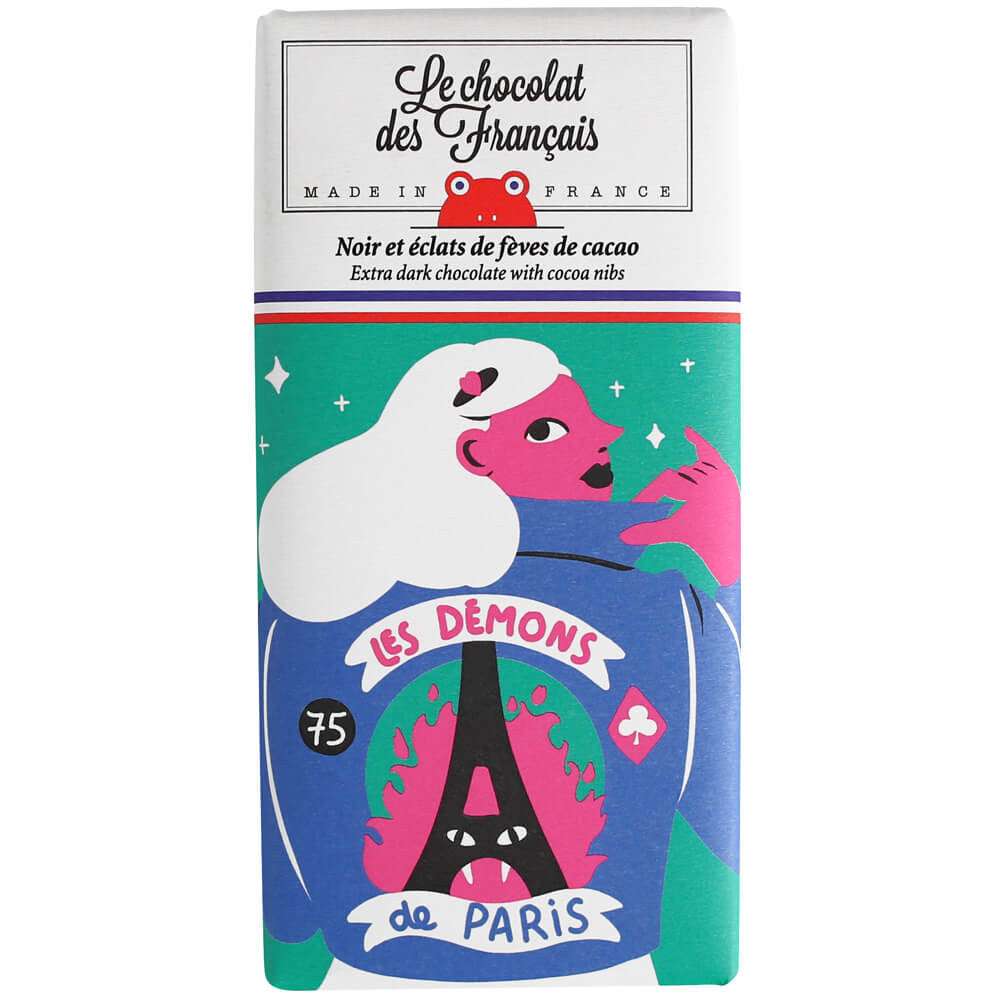 Extra Dark Chocolate & Cocoa Nibs | Organic