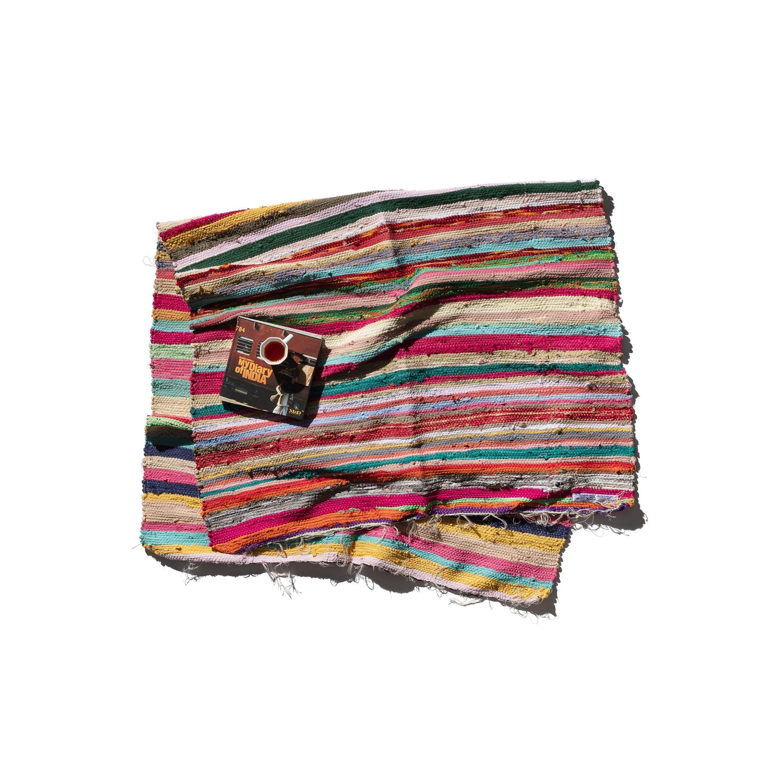 rug made of scrap fabric at material26 berlin