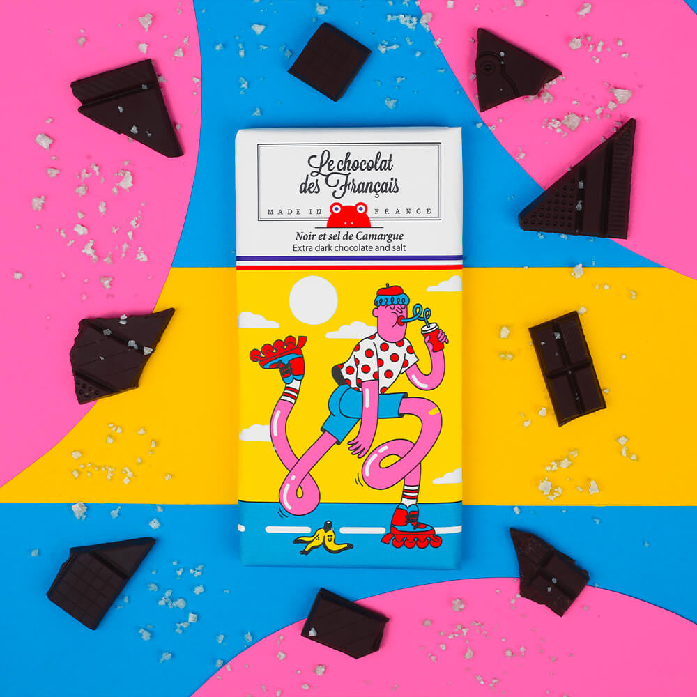 Extra dark chocolate & salt from Camargue | Organic