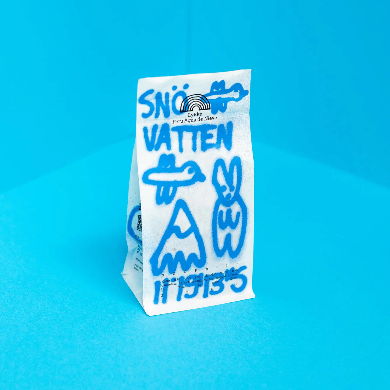 snovatten filter ground coffee with illustration packaging