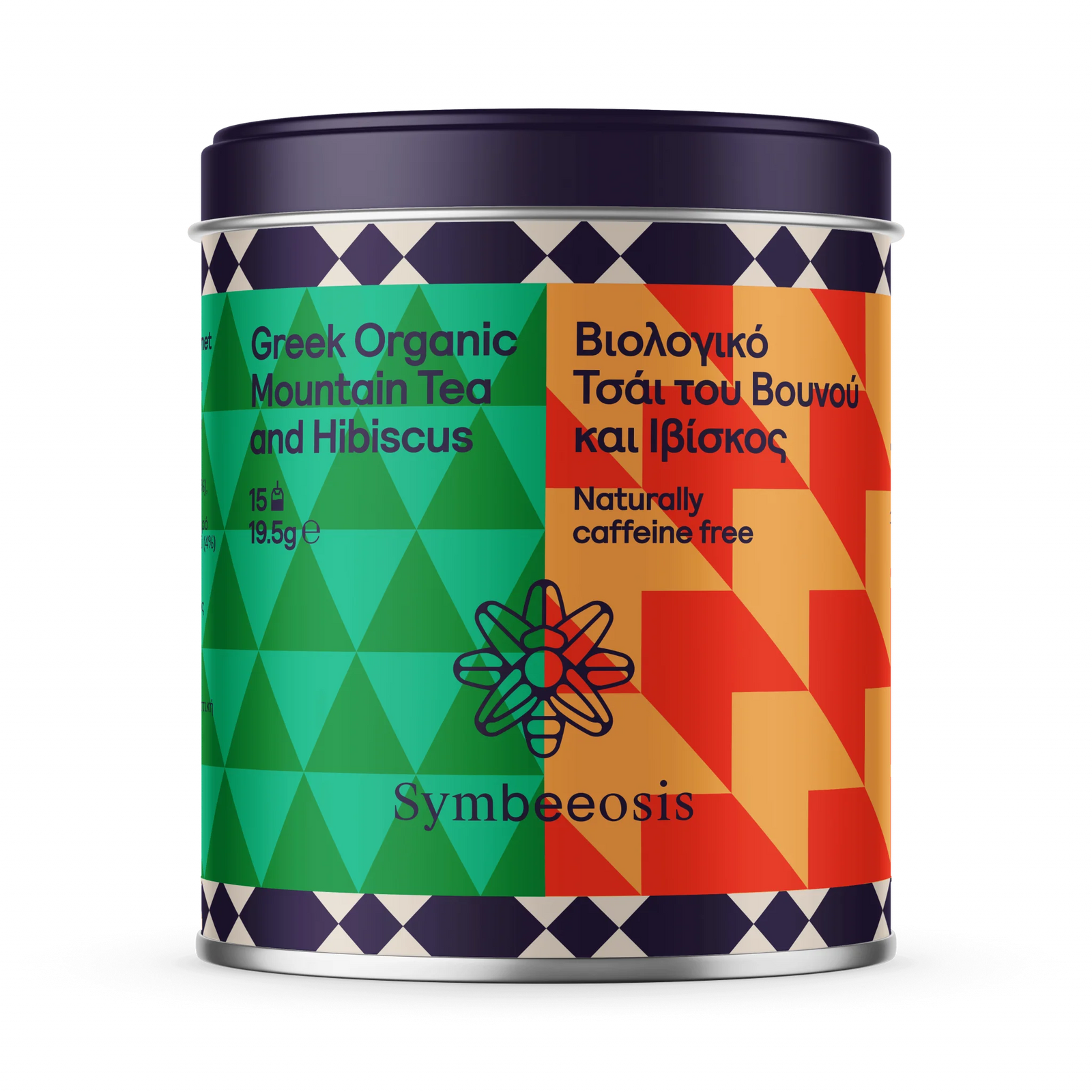 greek organic mountain tea and hibiscus 