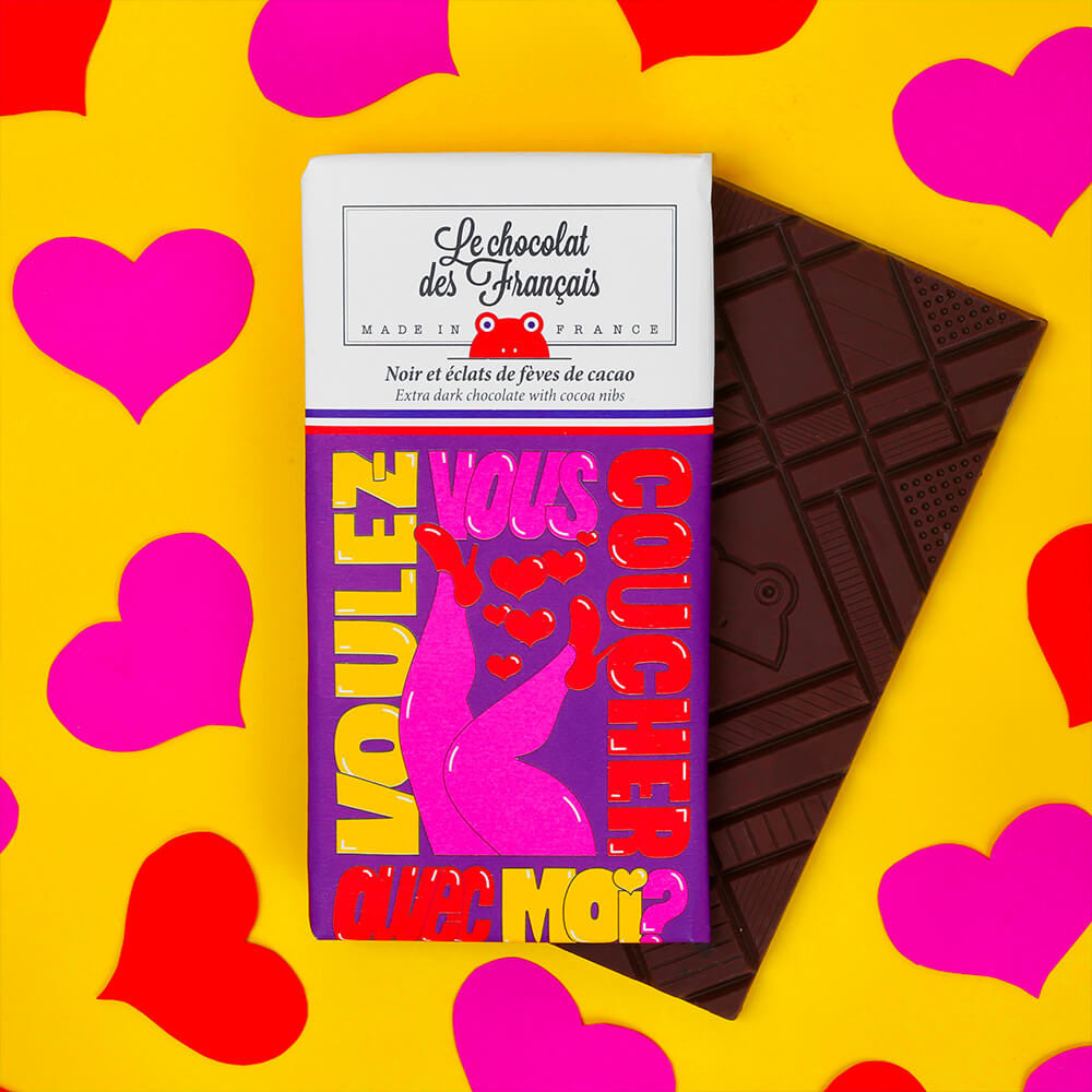 chocolate bar with female legs and heels
