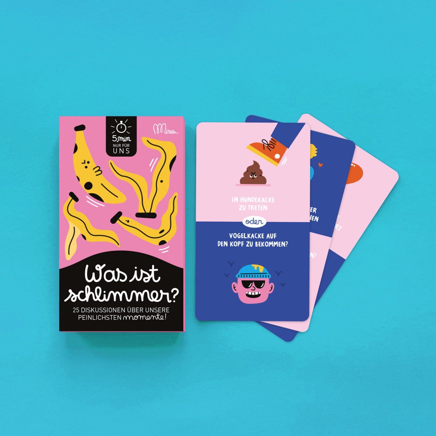 Was ist schlimmer? Card Game