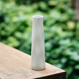 White Straight Vase