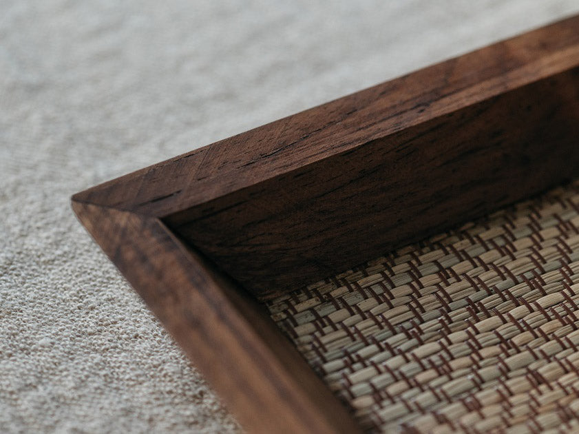 Handwoven Bamboo Tray