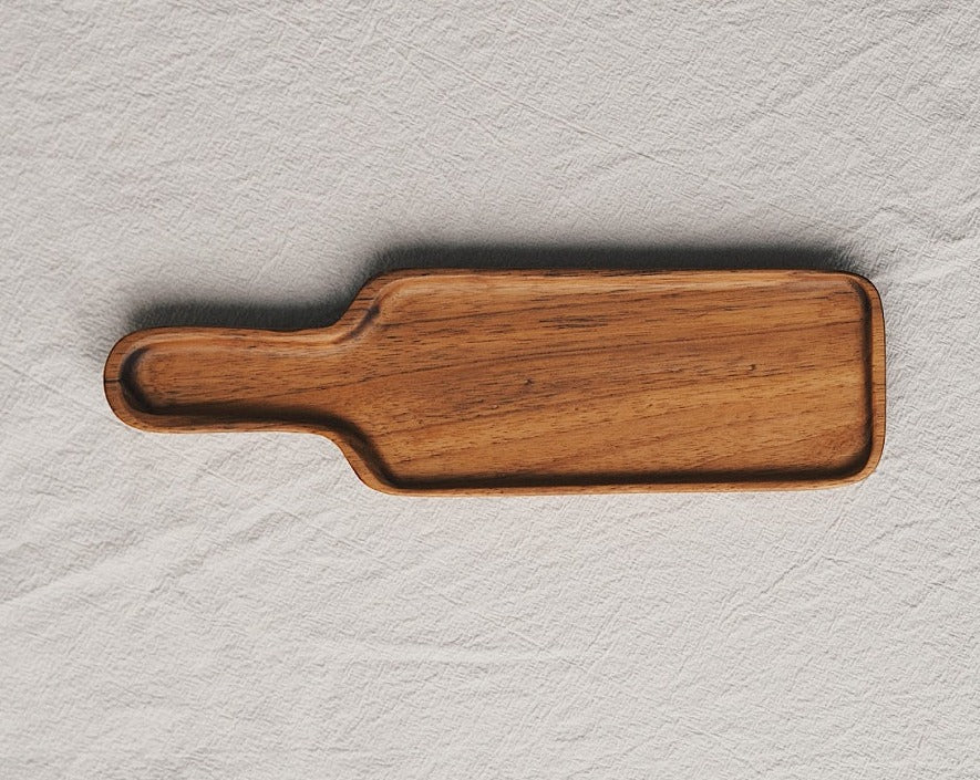 Teak Wood Serving Board with Handle