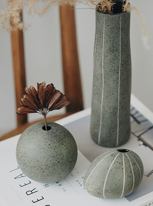 Rotund Ceramic Vase - Medium