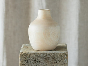 Natural Mango Wood Vase