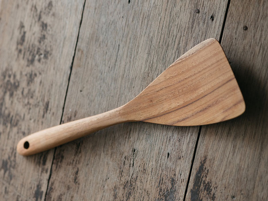Teak Wood Frying Paddle