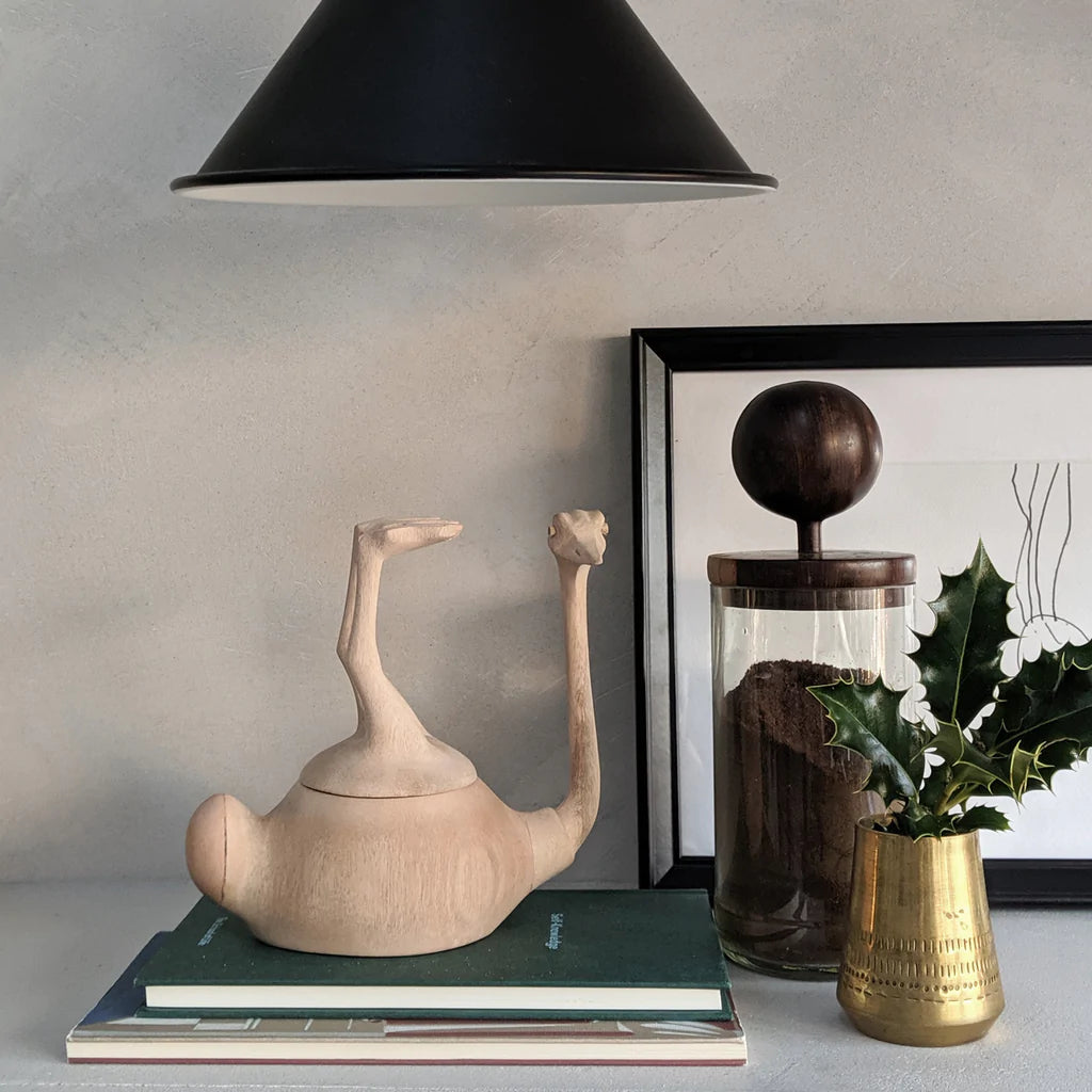 malawi wooden animal table decor